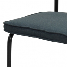 Jedálenská stolička Maria, čierna podnož (SET 4 ks), antracit - 3