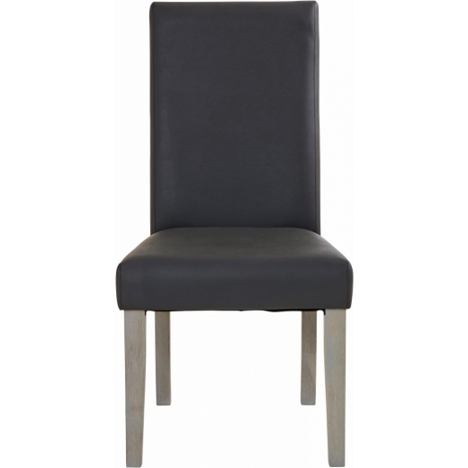 Jedálenská stolička Marix (Súprava 2 ks), sivá - 1