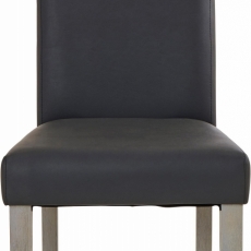 Jedálenská stolička Marix (Súprava 2 ks), sivá - 1