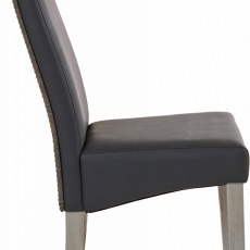 Jedálenská stolička Marix (Súprava 2 ks), sivá - 3