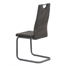 Jedálenská stolička Mats, sivá - 3