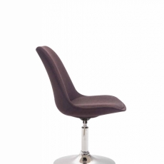 Jedálenská stolička Mave, hnedá / strieborná - 3