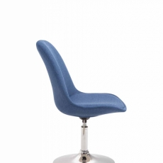 Jedálenská stolička Mave, modrá / strieborná - 3