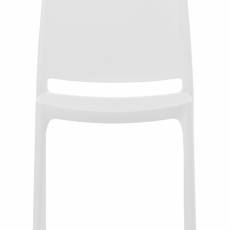 Jedálenská stolička May, biela - 2