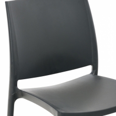 Jedálenská stolička May, tmavosivá - 4