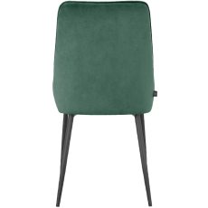 Jedálenská stolička Maya (SET 2 ks), zamat, zelená - 5