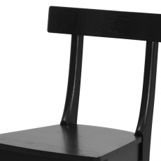 Jedálenská stolička Mayflower (SET 2 ks), čierna - 2
