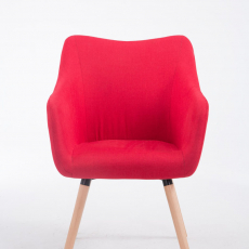 Jedálenská stolička McCoy, textil, červená - 2