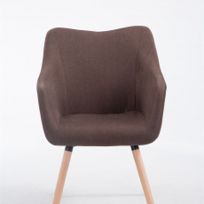 Jedálenská stolička McCoy, textil, hnedá - 2