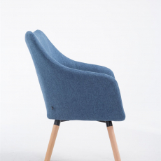 Jedálenská stolička McCoy, textil, modrá - 2