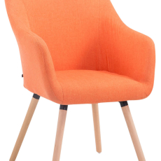 Jedálenská stolička McCoy, textil, oranžová - 2