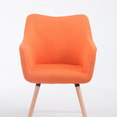 Jedálenská stolička McCoy, textil, oranžová - 3