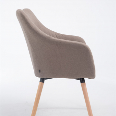Jedálenská stolička McCoy, textil, taupe - 3