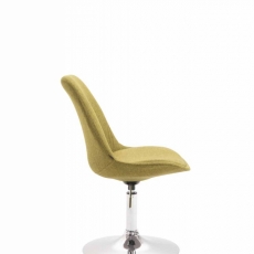 Jedálenská stolička Melisan, svetlo zelená / chróm - 3