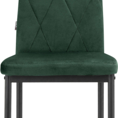Jedálenská stolička Melly (SET 2 ks), zamat, zelená - 2