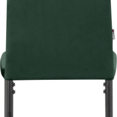 Jedálenská stolička Melly (SET 2 ks), zamat, zelená - 5