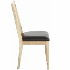 Jedálenská stolička Mia (Súprava 2 ks), krémová - 3