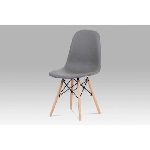 Jedálenská stolička Mikayla (súprava 2 ks), sivá - 1