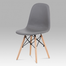 Jedálenská stolička Mikayla (súprava 2 ks), sivá - 2
