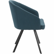 Jedálenská stolička Milan (SET 2 ks), modrá - 2