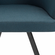Jedálenská stolička Milan (SET 2 ks), modrá - 4