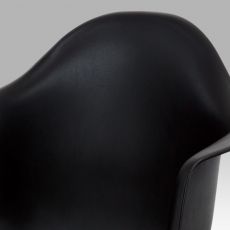 Jedálenská stolička Milana (súprava 4 ks), čierna - 6