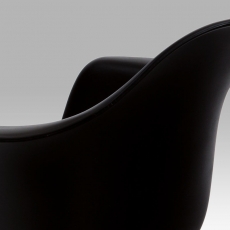 Jedálenská stolička Milana (súprava 4 ks), čierna - 9