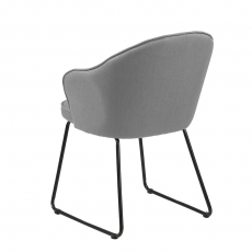 Jedálenská stolička Milena, sivá - 4