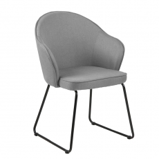 Jedálenská stolička Milena, sivá - 1