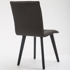 Jedálenská stolička Miriam textil, čierna - 13