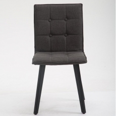 Jedálenská stolička Miriam textil, čierna - 12