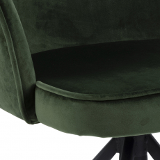 Jedálenská stolička Mitzie, zelená - 5