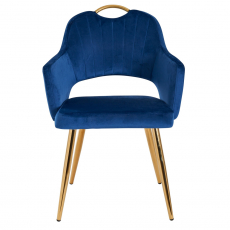 Jedálenská stolička Monky (SET 2 ks), modrá - 2