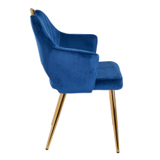 Jedálenská stolička Monky (SET 2 ks), modrá - 4