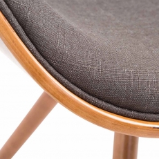 Jedálenská stolička Morgen textil, orech - 9