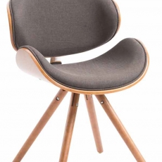 Jedálenská stolička Morgen textil, orech - 5