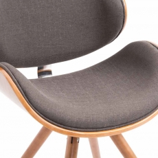 Jedálenská stolička Morgen textil, orech - 10