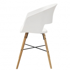 Jedálenská stolička Nadja (Súprava 2 ks), biela - 5