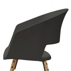 Jedálenská stolička Nadja (Súprava 2ks), čierna - 6