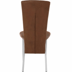 Jedálenská stolička Nanc (Súprava 2 ks), hnedá - 4