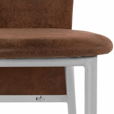 Jedálenská stolička Nanc (Súprava 2 ks), hnedá - 5