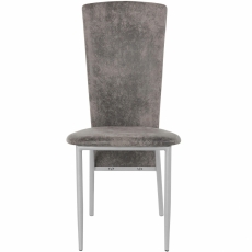 Jedálenská stolička Nanc (Súprava 2 ks), svetlosivá - 2