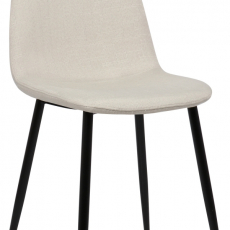 Jedálenská stolička Napier, textil, krémová - 1