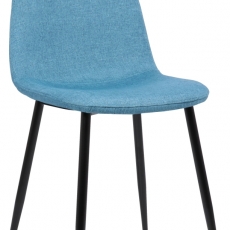 Jedálenská stolička Napier, textil, modrá - 1