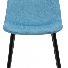 Jedálenská stolička Napier, textil, modrá - 2