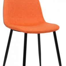 Jedálenská stolička Napier, textil, oranžová - 1