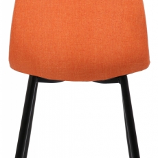 Jedálenská stolička Napier, textil, oranžová - 4