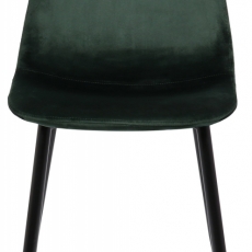 Jedálenská stolička Napier, zamat, zelená - 2