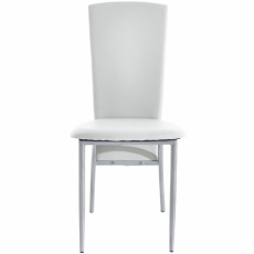 Jedálenská stolička Nelso (Súprava 2 ks), biela - 2