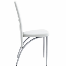 Jedálenská stolička Nelso (Súprava 2 ks), biela - 3